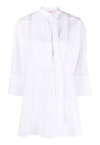 Valentino side neck tie fastening blouse - Bianco