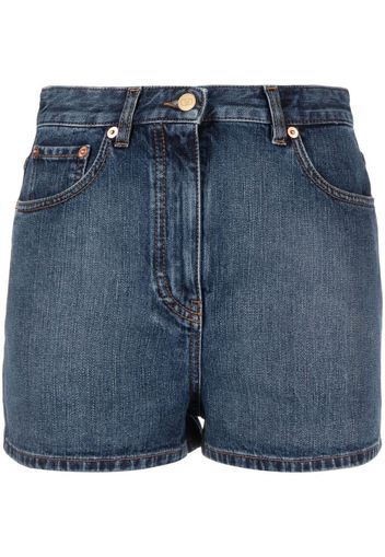 Valentino VGOLD denim shorts - Blu