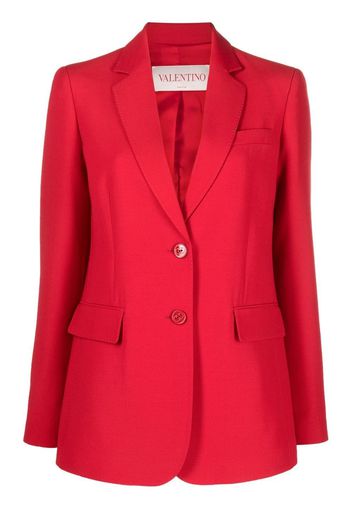 Valentino Blazer monopetto sartoriale - Rosso