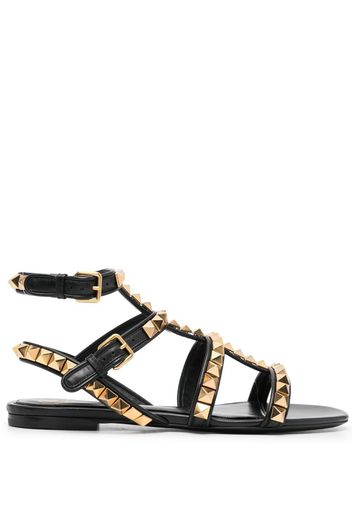 Valentino Garavani Sandali Rockstud No Limit - Nero