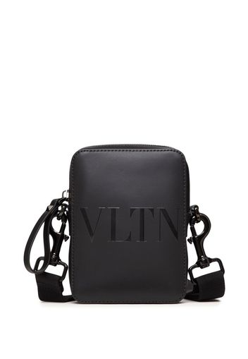 Valentino Garavani Borsa a spalla VLTN con logo - Nero