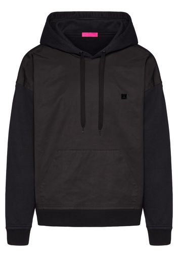 Valentino oversize cotton-blend hoodie - Nero