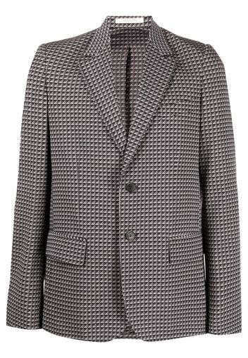 Valentino houndstooth blazer - Grigio