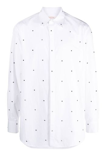 Valentino Rockstud detail shirt - Bianco