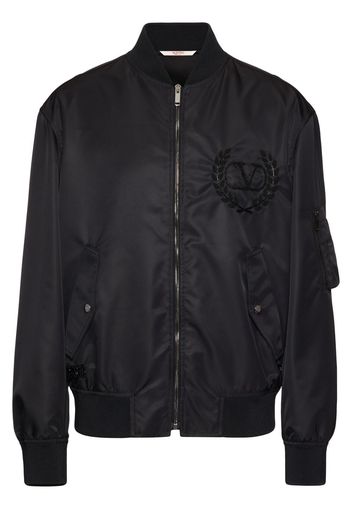 Valentino Garavani Bomber con paillettes - Nero