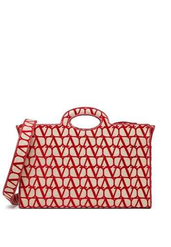 Valentino Garavani La Troisième Toile Iconographe shopping bag - Rosso