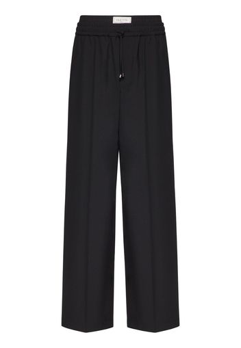 Valentino drawstring wool trousers - Nero