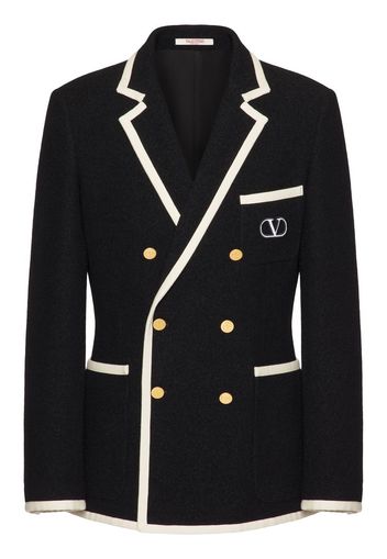 Valentino Blazer doppiopetto VLOGO - Nero