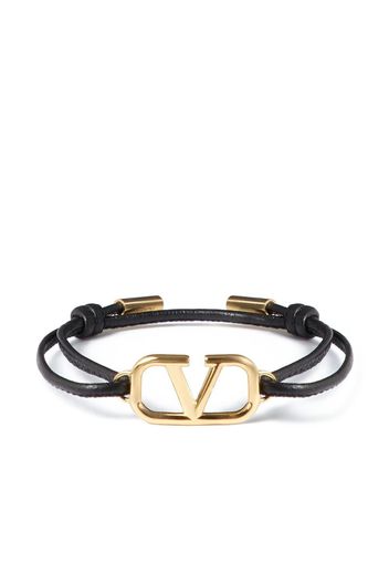 Valentino Garavani VLogo Signature cord bracelet - Nero