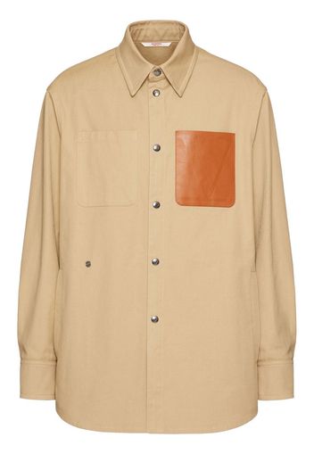 Valentino Giacca-camicia con tasche - Marrone