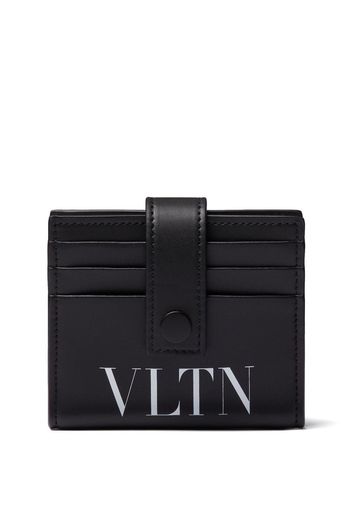 Valentino Garavani logo-print card holder - Nero