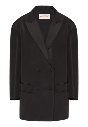 Valentino Blazer con revers a lancia - Nero