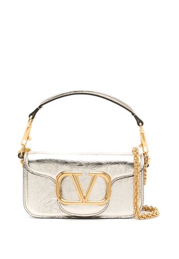 Valentino Garavani small Locò shoulder bag - Effetto metallizzato