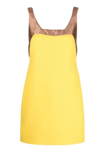 Valentino Garavani colour-block sleeveless minidress - Giallo