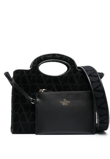 Valentino Garavani Le Troisième Toile Iconographe tote bag - Nero