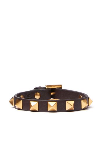 Valentino Garavani Bracciale Rockstud con fibbia - Marrone