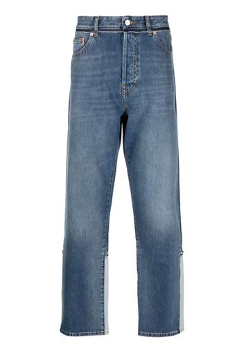 Valentino Rockstud-detail straight-leg jeans - Blu