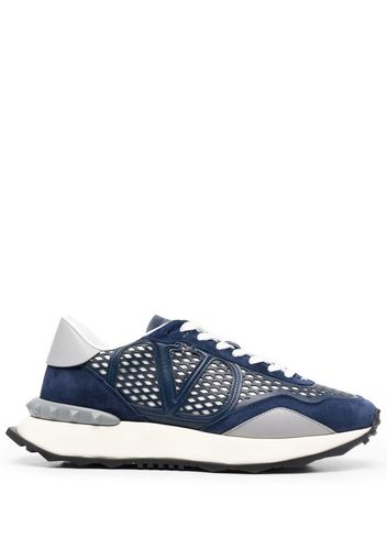 Valentino Garavani Rockstud lace-up sneakers - Blu