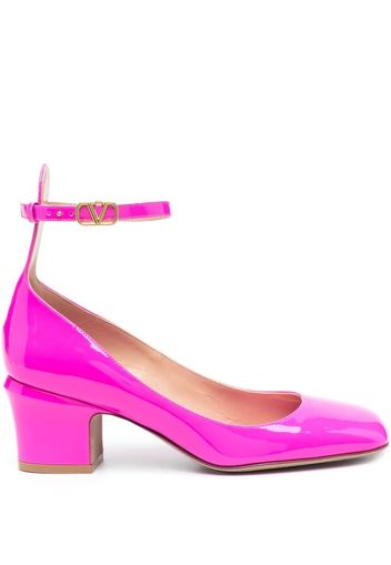 Valentino Garavani Tan-Go 60mm patent-leather pumps - Rosa