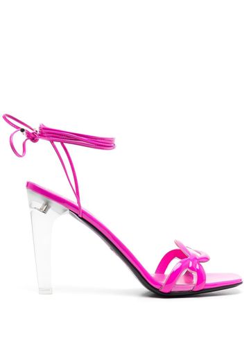 Valentino Garavani ankle strap leather sandals - Rosa