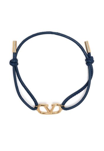 Valentino Garavani Bracciale VLOGO Signature in pelle - Blu