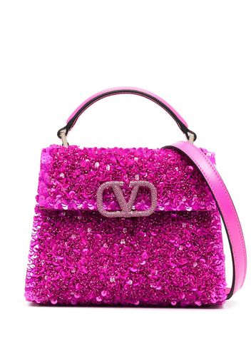 Valentino Garavani Borsa a tracolla VSLING mini - Rosa