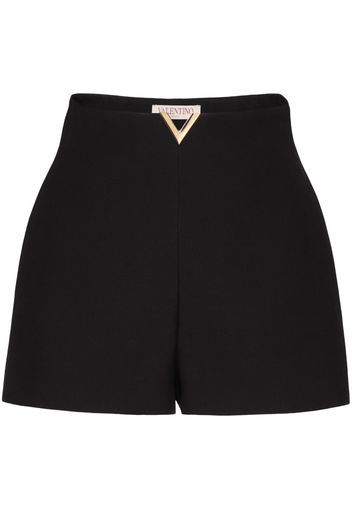 Valentino Garavani V-plaque short shorts - 0NO