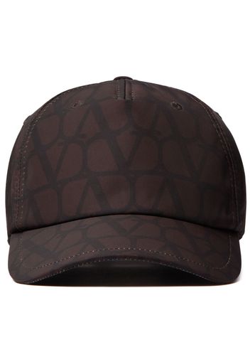 Valentino Garavani Cappello da baseball Toile Iconographe - Marrone