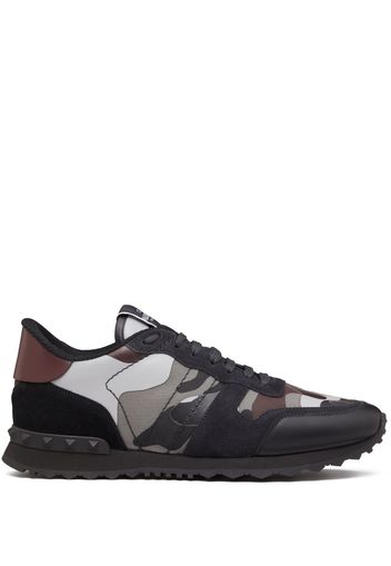 Valentino Garavani Camouflage Rockrunner low-top sneakers - Nero