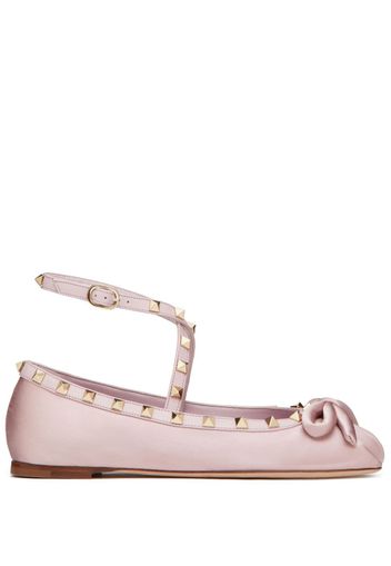 Valentino Garavani Ballerine Rockstud - Rosa