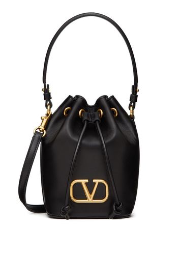 Valentino Garavani Borsa a secchiello VLOGO mini - Nero