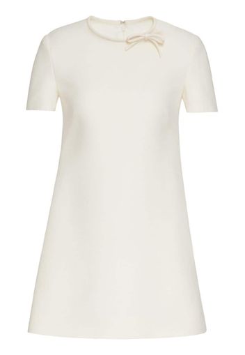 Valentino Garavani Crepe Couture short-sleeve minidress - Bianco