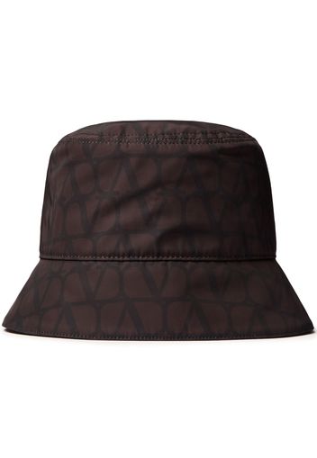 Valentino Cappello bucket Toile Iconographe - Marrone