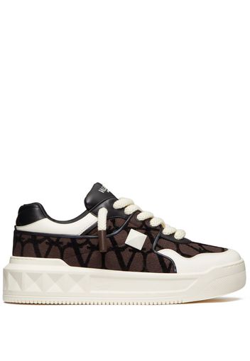 Valentino Garavani VLogo Signature low-top sneakers - Marrone