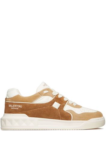 Valentino Garavani Sneakers One Stud con design a inserti - Toni neutri