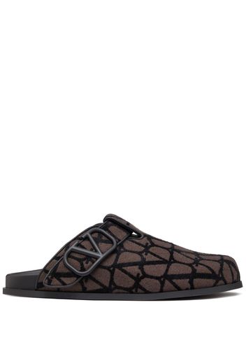 Valentino Garavani Slippers VLOGO - Marrone