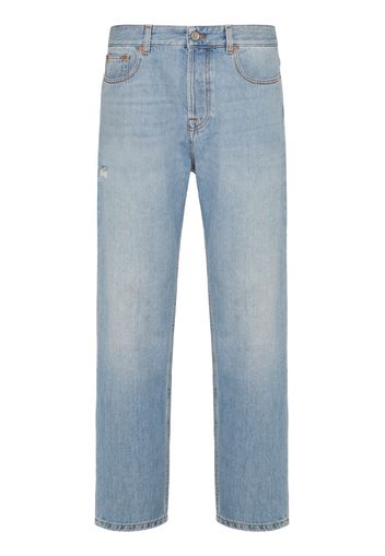 Valentino Garavani VLogo Signature straight-cut jeans - Blu