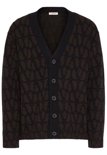 Valentino Garavani Cardigan VLogo - Marrone