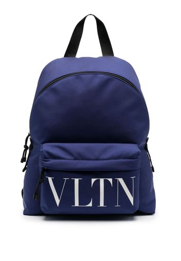 Valentino Garavani logo-print backpack - Blu