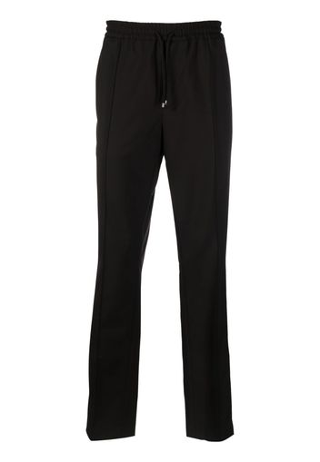 Valentino Garavani drawstring-waist straight-leg trousers - Marrone