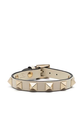 Valentino Garavani Bracciale Rockstud in pelle - Oro