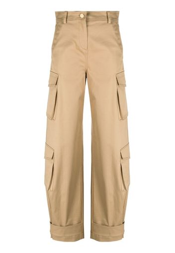 Valentino Garavani high-waisted cargo trousers - Toni neutri