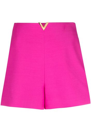 Valentino Garavani Crepe Couture short shorts - Rosa