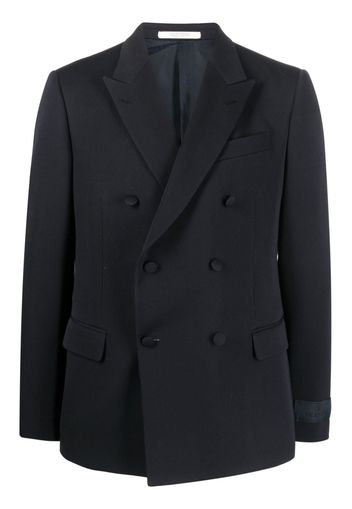 Valentino Garavani wool double-breasted blazer - Blu