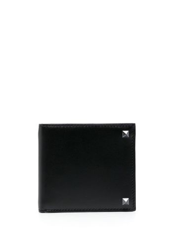 Valentino Garavani Rockstud bi-fold leather wallet - Nero