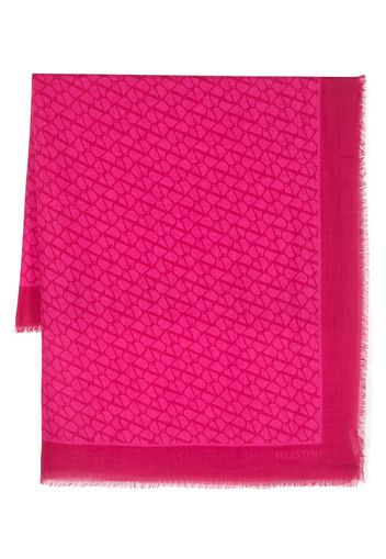 Valentino Garavani Toile Iconographe cashmere blend scarf - Rosa