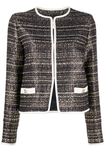 Valentino Garavani Tweed Party long-sleeve jacket - Blu