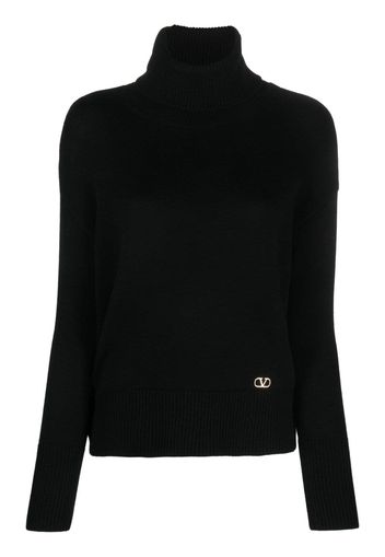 Valentino Garavani VLogo signature cashmere jumper - Nero