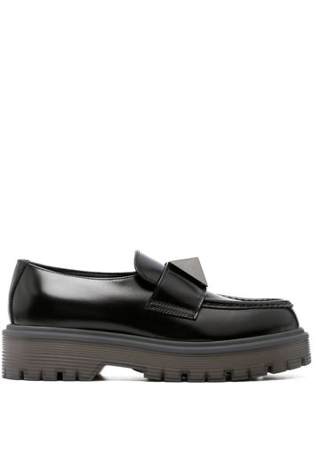 Valentino Garavani One Stud platform loafers - Nero