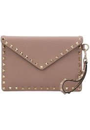 Valentino Garavani Clutch Rockstud - Toni neutri